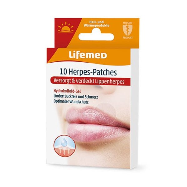 Lifemed Herpes-Patches transparent 10 St