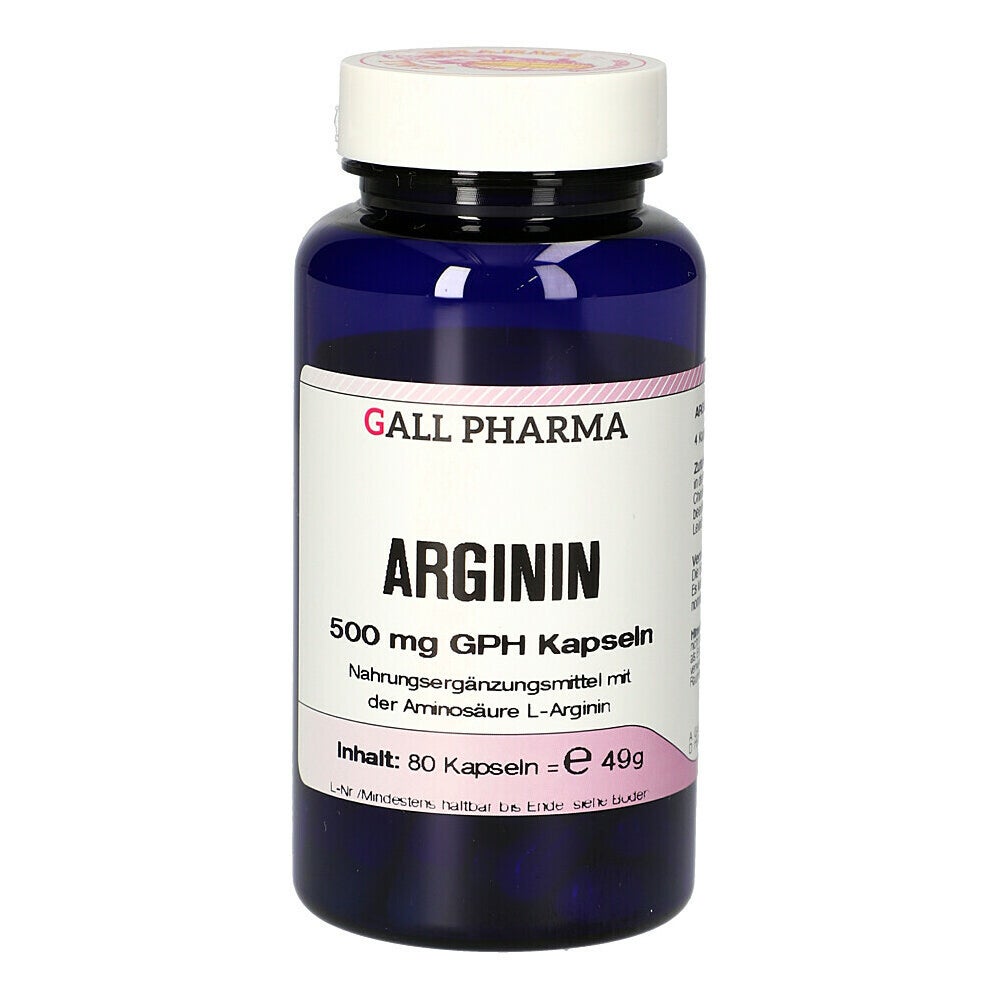 Arginin 500 mg GPH Kapseln 80 St