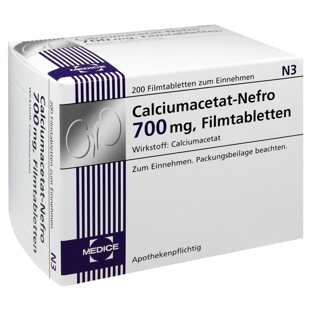 Calciumacetat-Nefro 700 mg 200 St