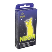 «Neon» Leuchtkondome für fluoreszierendes Vergnügen (6 Kondome) 6 St