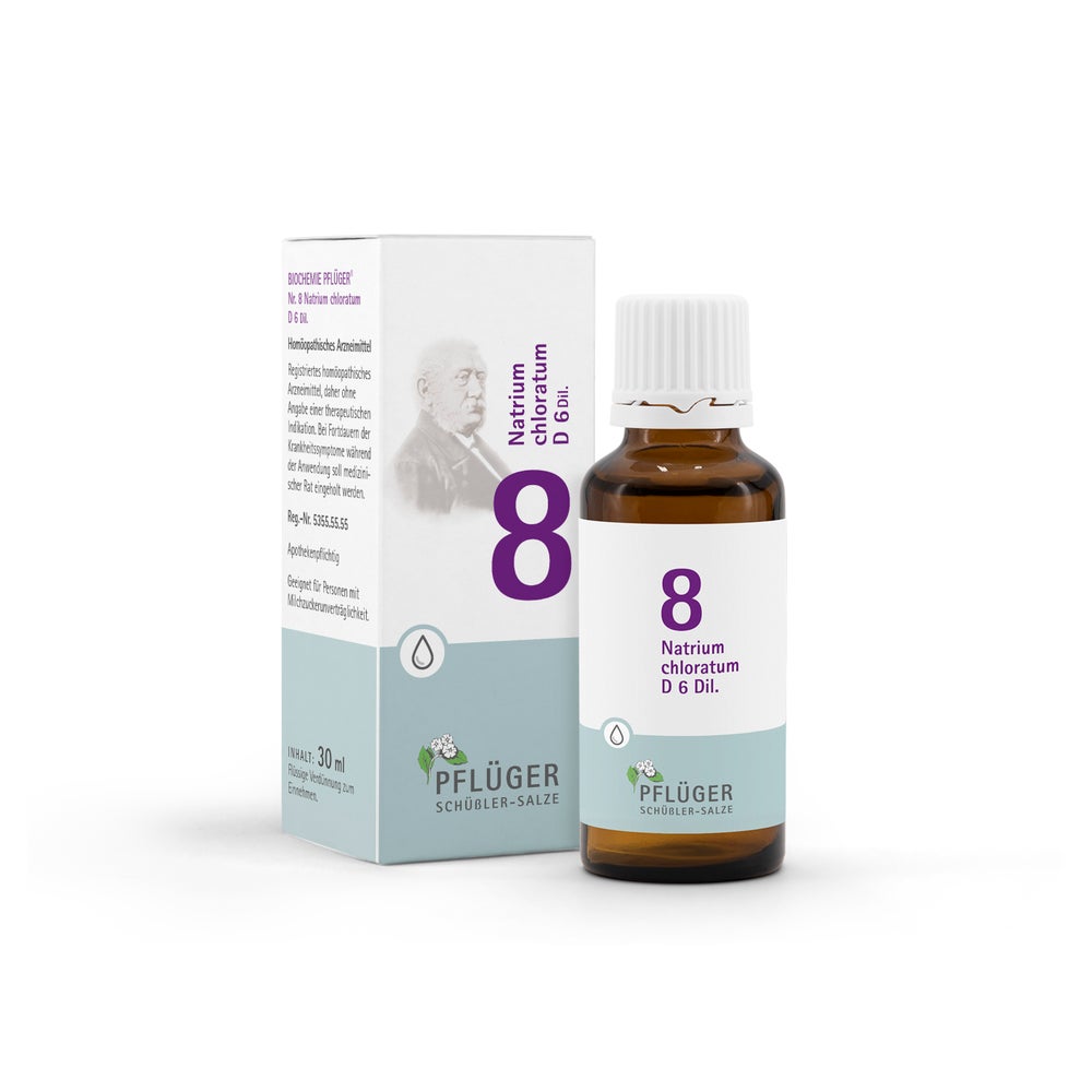 Biochemie Pflüger Schüßler-Salz Nr. 8 Natrium chloratum D6 30 ml