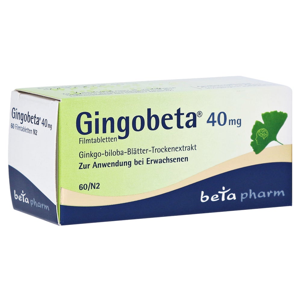 Gingobeta 40 mg Filmtabletten 60 St