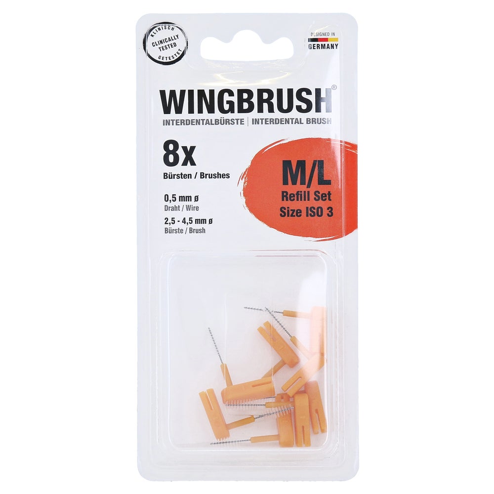 Wingbrush Refill-set Interdentalb.iso 3 8 St