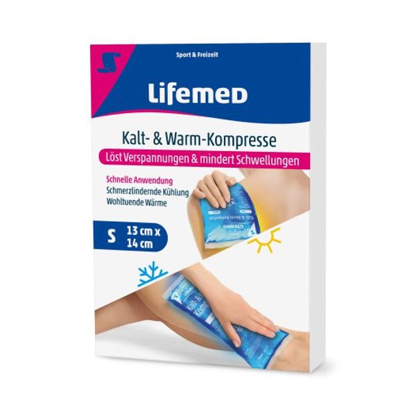 Lifemed Kalt- & Warm-Kompresse, Gr. S, 13 x 14 cm 1 St