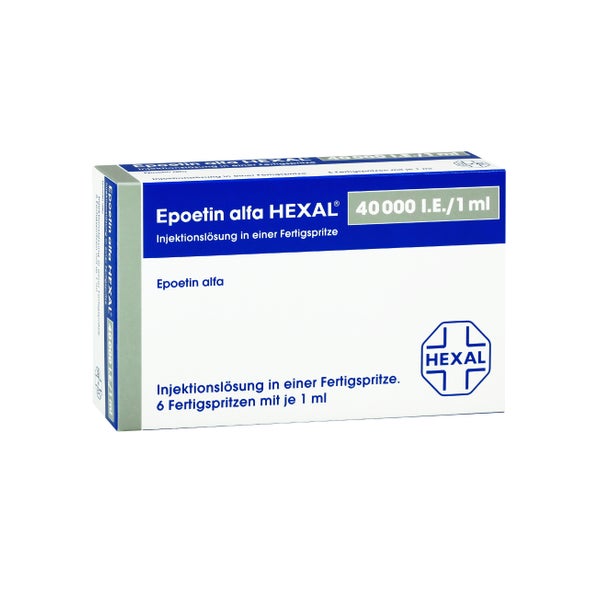 EPOETIN alfa HEXAL 40.000 I.E./1,0ml Inj.L.F.Sp. 6 St
