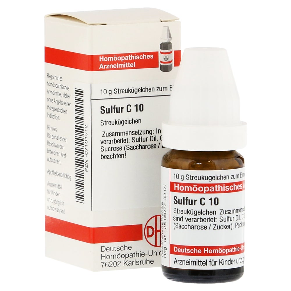 Sulfur C 10 Globuli 10 g