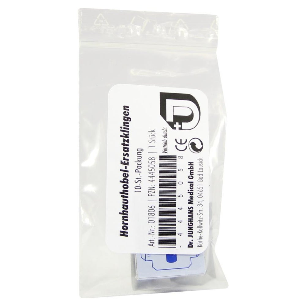 Hornhauthobel Ersatzklingen 10 St