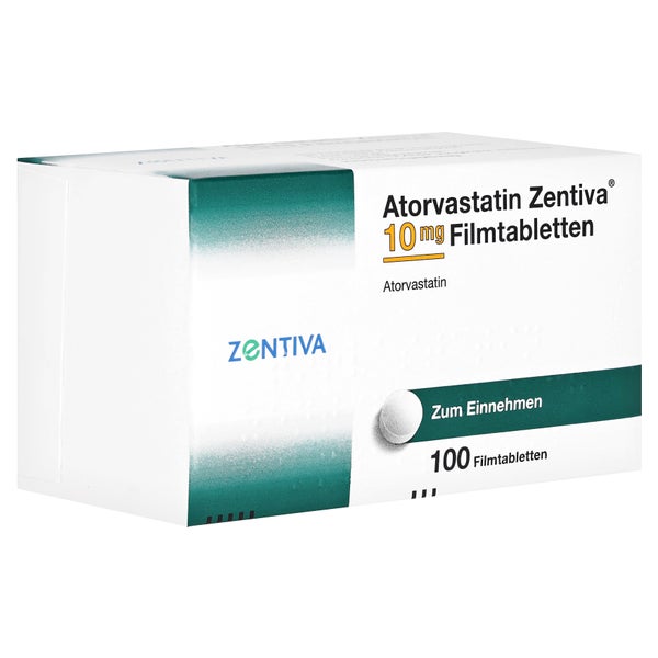 ATORVASTATIN Zentiva 10 mg Filmtabletten 100 St