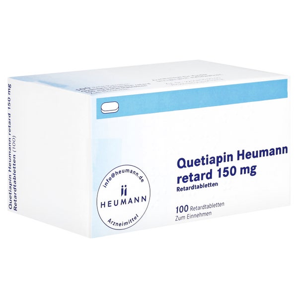 QUETIAPIN Heumann retard 150 mg Retardtabletten 100 St