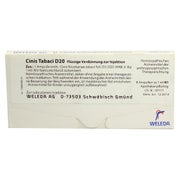 Produktabbildung: Cinis Tabaci D 20 Ampullen 8X1 ml