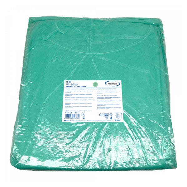 MaiMed® Coat Protect Schutzkittel grün 10 Stck. 10 St