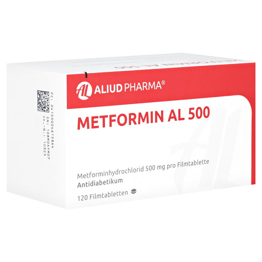Metformin AL 500 Filmtabletten 120 St, 120 St online kaufen  