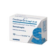 OMNITROPE 15 mg/1,5 ml Injektionslösung f.SurePal 10 St