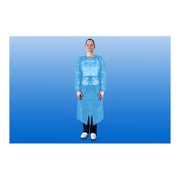 Besucherkittel Universal blau 10 St