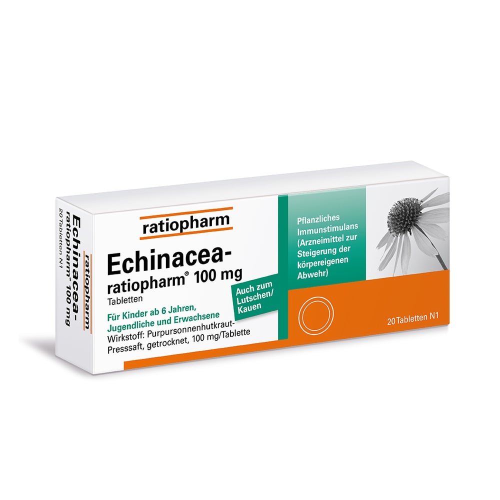 Echinacea ratiopharm 100 mg 20 St