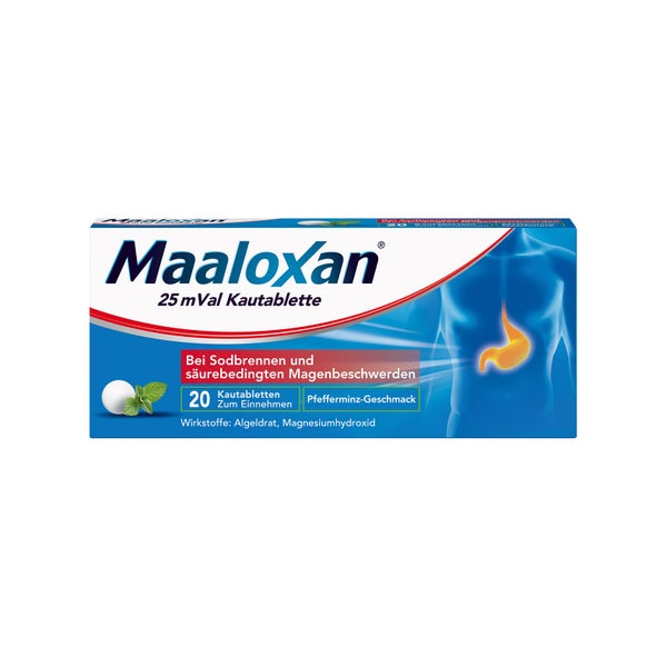Maaloxan 25 mVal Kautabletten 20 St