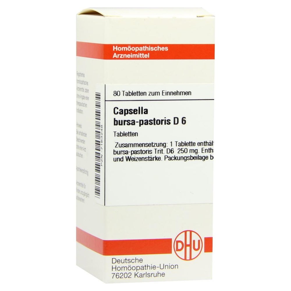 Capsella Bursa Pastoris D 6 Tabletten 80 St