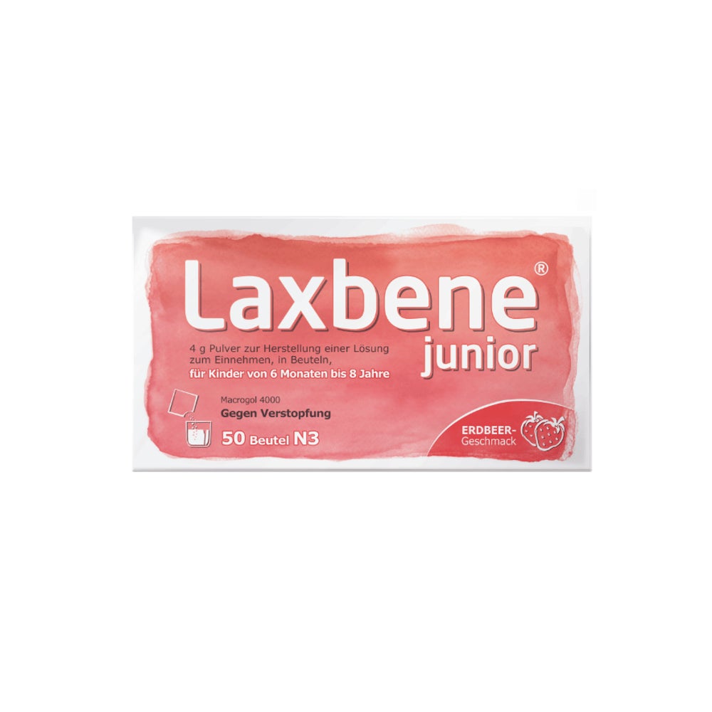 Laxbene Junior Pulver Erdbeere 50 St