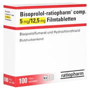 BISOPROLOL-ratiopharm comp.5 mg/12,5 mg Filmtabl. 100 St