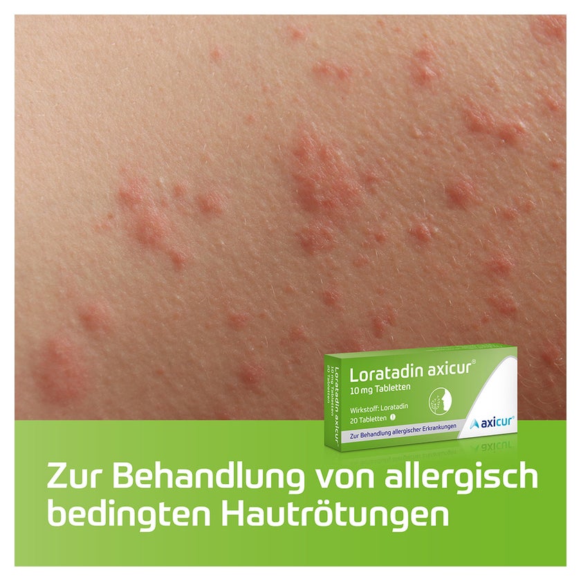 Loratadin axicur 10 mg Allergietabletten 100 St