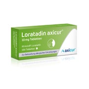 Produktabbildung: Loratadin axicur 10 mg Allergietabletten 100 St