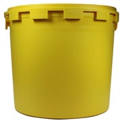 Kanüleneimer 5 l gelb 1 St