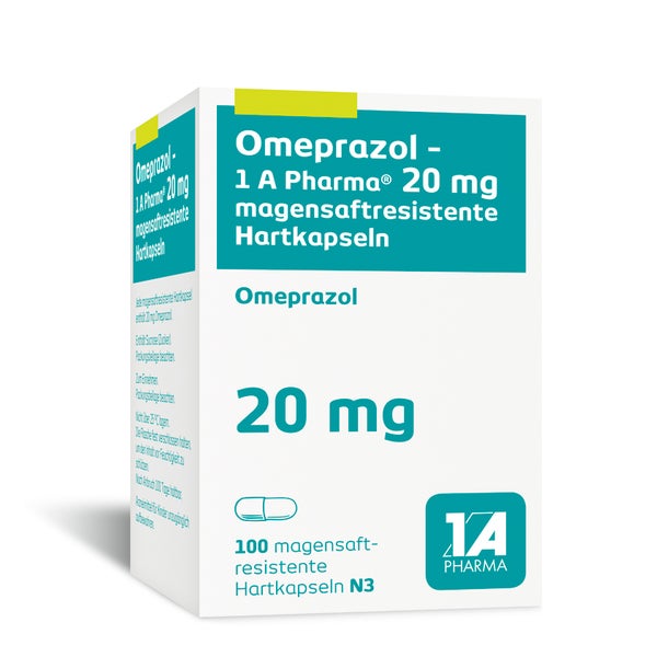 OMEPRAZOL-1A Pharma 20 mg 100 St