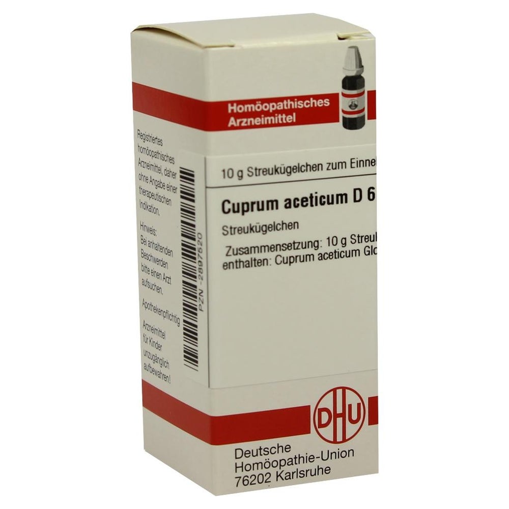 Cuprum Aceticum D 6 Globuli 10 g