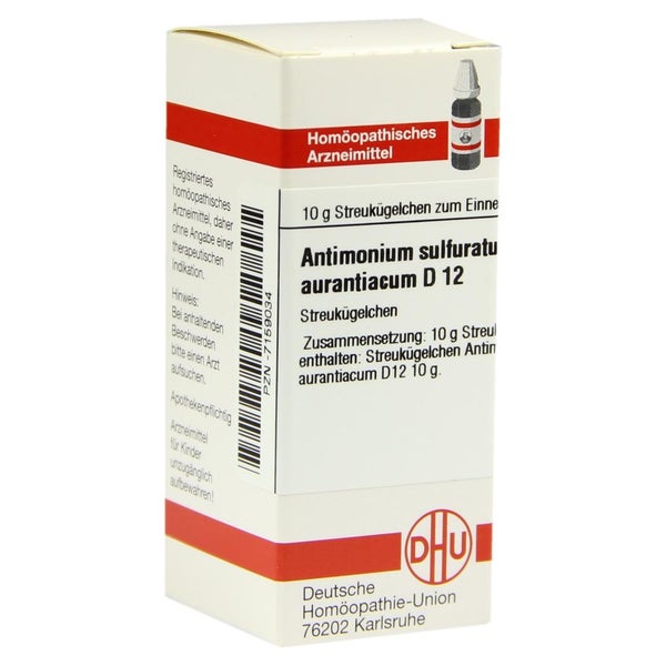 Antimonium Sulfuratum Aurantiacum D 12 G 10 g