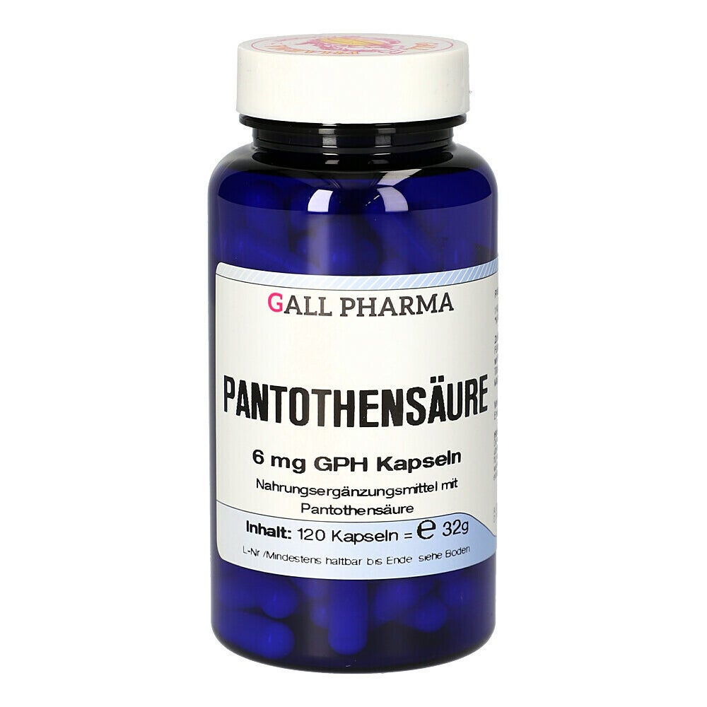 Pantothensäure 6 mg GPH Kapseln 120 St