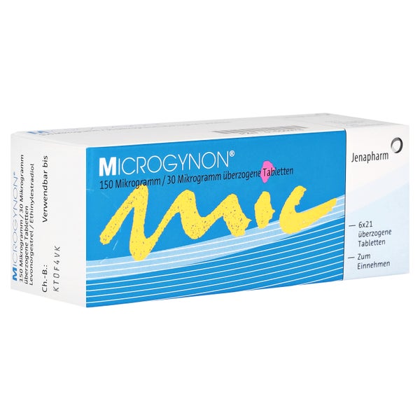 Microgynon 21 Überzogene Tabletten 126 St, 126 St online kaufen  