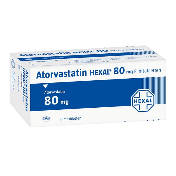 Atorvastatin Hexal 80 mg Filmtabletten 100 St