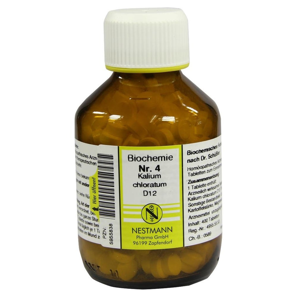 Biochemie 4 Kalium chloratum D 12 Tablet 400 St