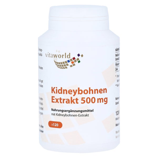 Phaseolin Kidneybohnen 500 mg Kapseln 120 St