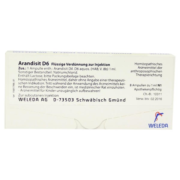 Arandisit D 6 Ampullen 8X1 ml