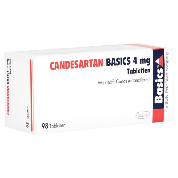 Candesartan Basics 4 mg Tabletten 98 St