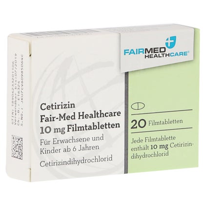 Cetirizin Fair-med Healthcare 10 mg Film 20 St, 20 St online kaufen ...