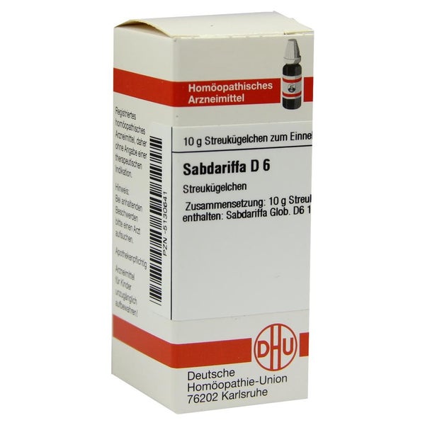 Sabdariffa D 6 Globuli 10 g