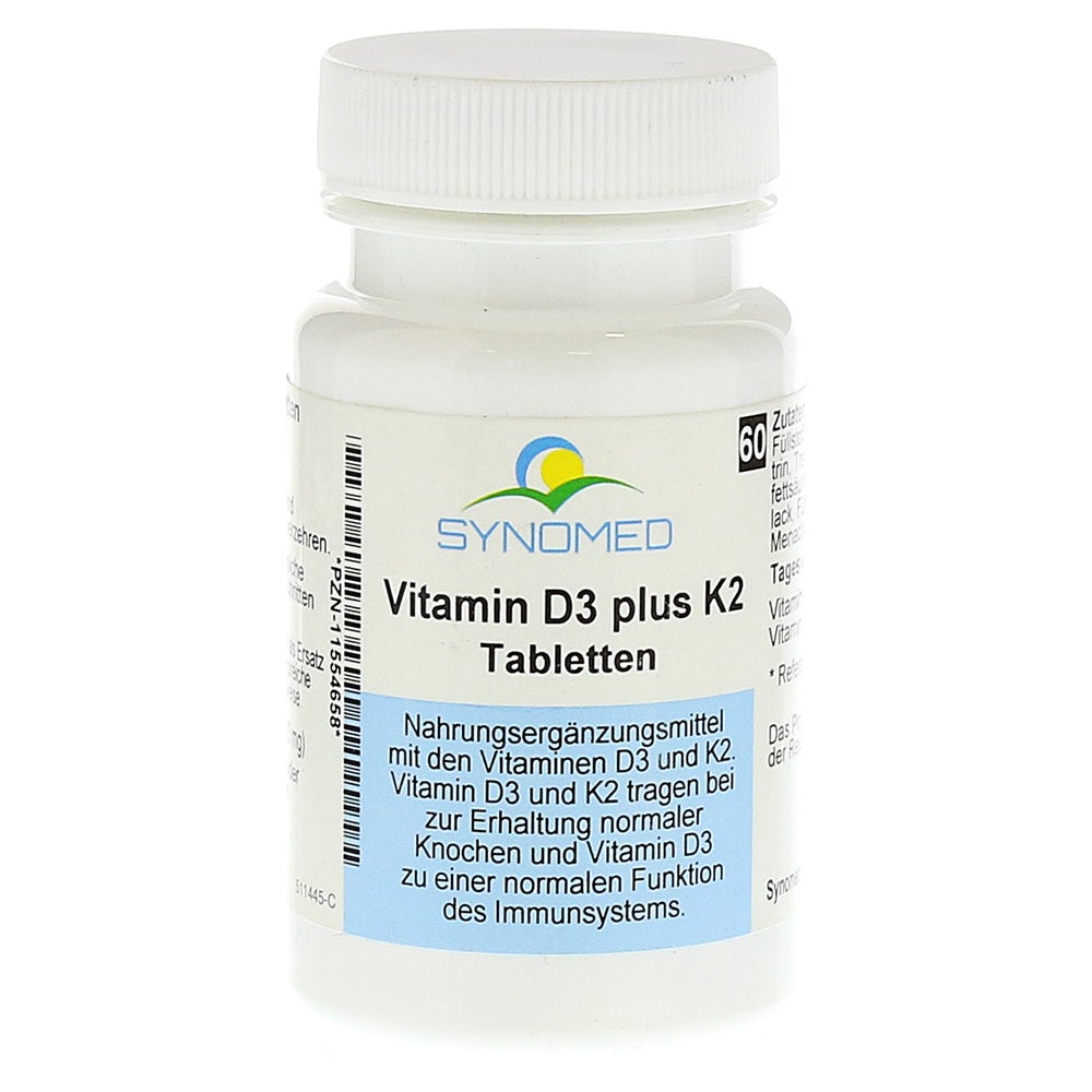 Vitamin D3 PLUS K2 Tabletten 60 St