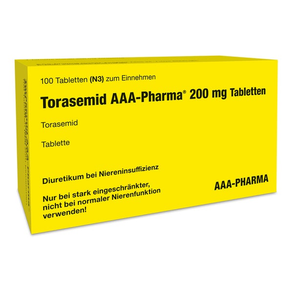 Torasemid Aaa-pharma 200 mg Tabletten 100 St