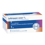 CEFTRIAXON HEXAL 1 g Pulver z.Herst.e.Injekt.-Lsg. 10X1 St