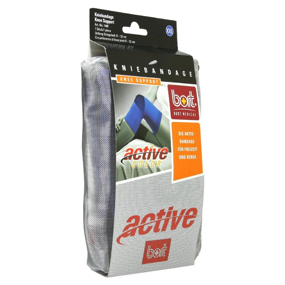 BORT Activecolor Kniebandage XXL blau 1 St