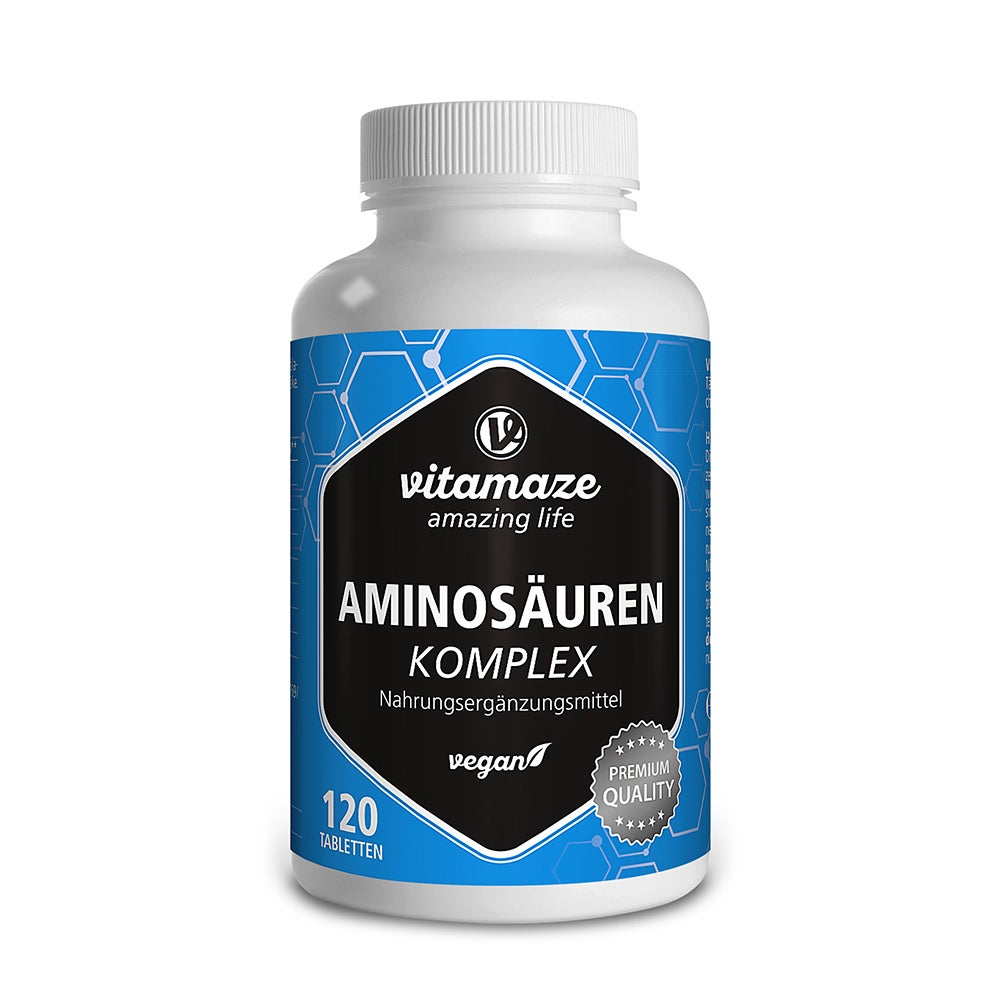 Aminosäuren Komplex, 120 vegane Tabletten