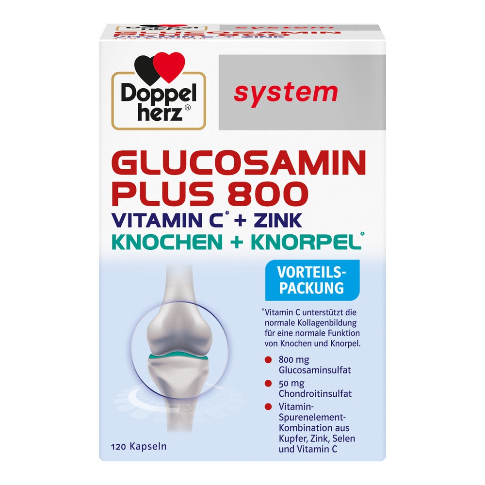 Doppelherz system Glucosamin Plus 800 mit Glucosamin + Chondroitin 120 St