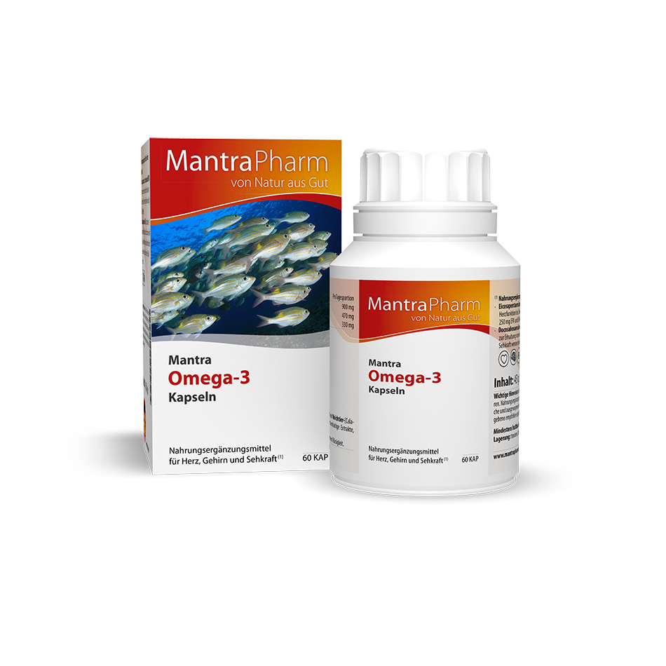 Mantra Fischöl Omega-3 Kapseln 60 St