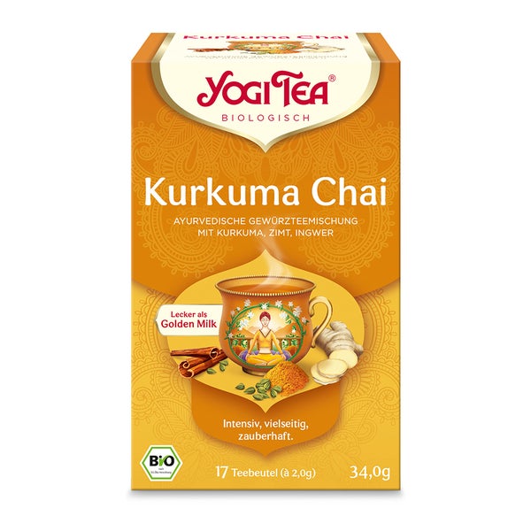 YOGI TEA - Kurkuma Chai Bio Gewürztee | 17 x 2g 17X2,0 g