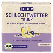 Produktabbildung: HOYER Schlechtwetter Trunk BIO 10X10 ml