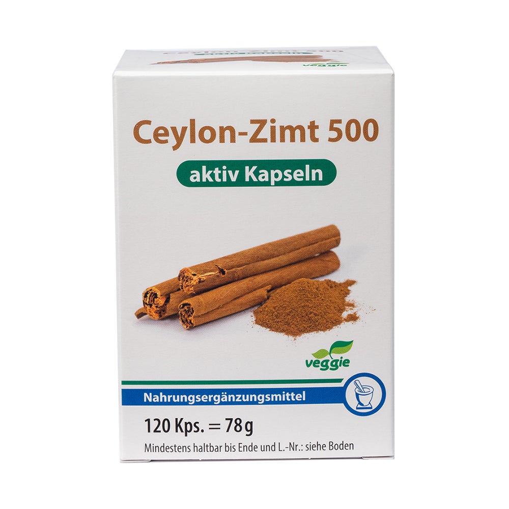 Ceylon-Zimt 500 Aktiv Kapseln 120 St