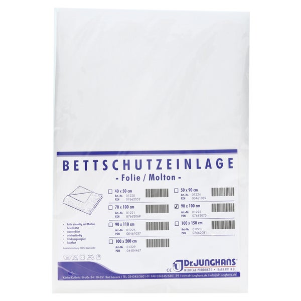 Bettschutzeinlage Folie Molton 90x100 cm 1 St