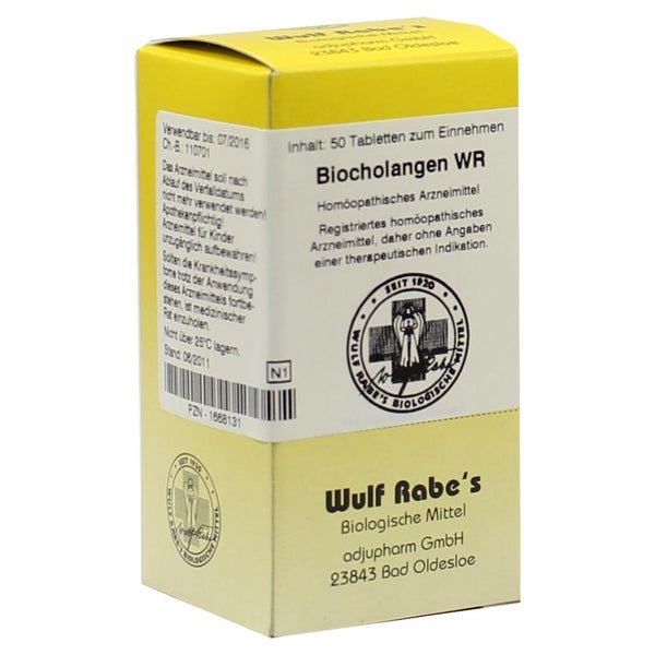 Biocholangen WR Tabletten 50 St